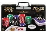Poker Chip Set - 300 11.5g chips -card & dice games-The Games Shop