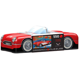 Eurographics - 550 Piece Corvette Cruising - Shaped Tin Box