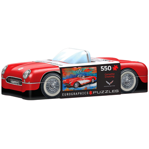 Eurographics - 550 Piece Corvette Cruising - Shaped Tin Box