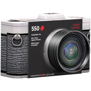 Eurographics - 550 Piece Classic Camera - Shaped Tin Box