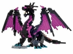 Nanoblock - Deluxe Dragon (Purple)-construction-models-craft-The Games Shop