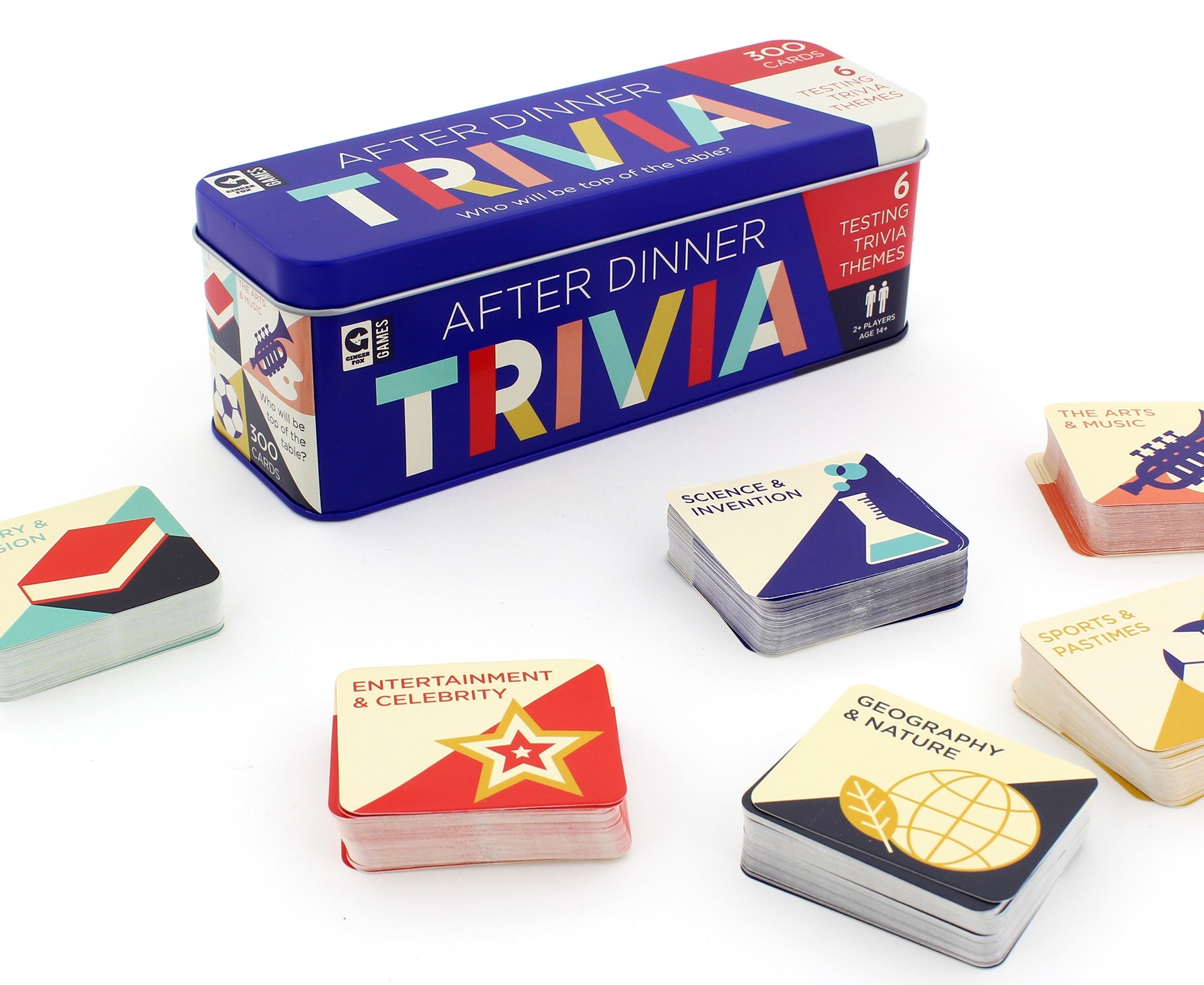 After Dinner Trivia in a tin Board GamesTrivia The Games Shop