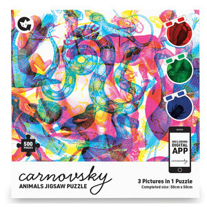 Carnovsky - 500 Piece 3D Jigasw - Animals