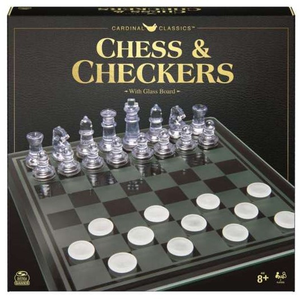 Glass Chess and Checkers Set