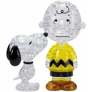 3D Crystal Puzzle - Snoopy & Charlie Brown