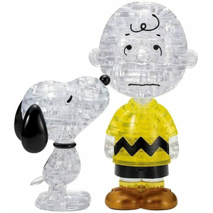 3D Crystal Puzzle - Snoopy & Charlie Brown