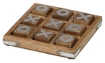 Timber Noughts and Crosses (Tic Tac Toe)-board games-The Games Shop