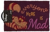 Doormat- Alice in Wondrland - Everyone Here is Mad -quirky-The Games Shop