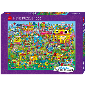 Heye - 1000 Piece - Burgerman Doodle Village
