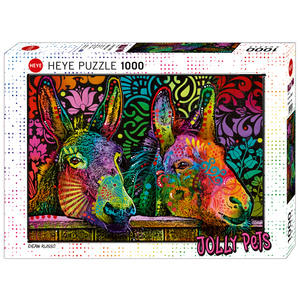 Heye - 1000 Piece - Jolly Pets Donkey Love