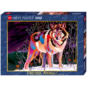 Heye - 1000 Piece - Precious Animals Night Wolf