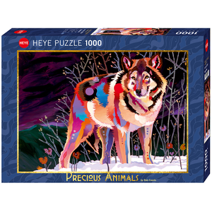 Heye - 1000 Piece - Precious Animals Night Wolf
