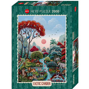 Heye - 2000 Piece - Exotic Garden Wildlife