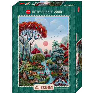 Heye - 2000 Piece - Exotic Garden Wildlife