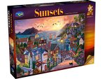 Holdson - 1000 Piece - Sunsets 4 Coastal Town-jigsaws-The Games Shop