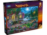 Holdson - 1000 Piece - Sunsets 4 Moonlight House-jigsaws-The Games Shop