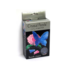 3D Crystal Puzzle - Blue Butterfly