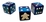 Meeple Dice Set (8) - Blue