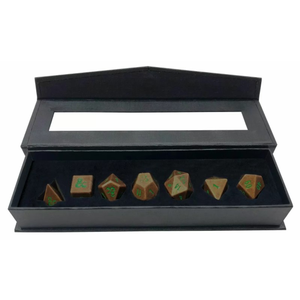 Dungeons and Dragons - Heavy Metal Dice Set (7) - Feywild Copper & Green