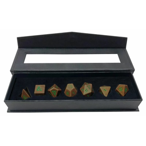 Dungeons and Dragons - Heavy Metal Dice Set (7) - Feywild Copper & Green