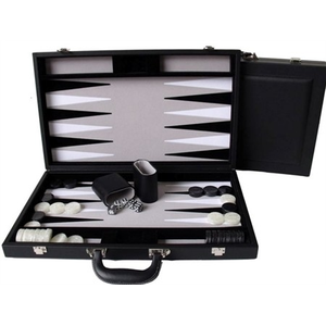 Backgammon - 18" Deluxe Black