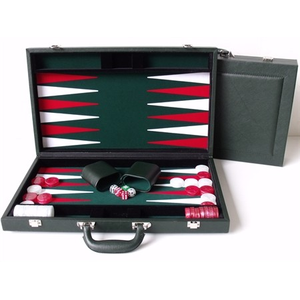 Backgammon - 18" Deluxe Green