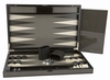 Backgammon - 15" Carbon Fibre Finish-traditional-The Games Shop