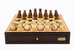 Chess Set - Medieval Resin Men on Walnut Finish Gloss board/box-chess-The Games Shop