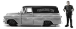 UNIVERSAL MONSTERS- CHEVY SUBURBAN 1957 WITH FRANKENSTEIN 1:24-collectibles-The Games Shop