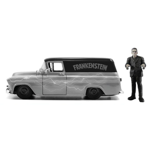 UNIVERSAL MONSTERS- CHEVY SUBURBAN 1957 WITH FRANKENSTEIN 1:24