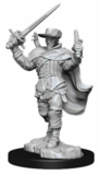 DUNGEONS AND DRAGONS - NOLZURS MARVELOUS UNPAINTED MINIATURES - HUMAN BARD MALE-gaming-The Games Shop
