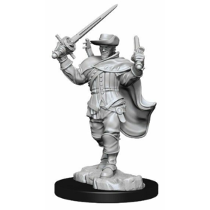 DUNGEONS AND DRAGONS - NOLZURS MARVELOUS UNPAINTED MINIATURES - HUMAN BARD MALE