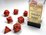 Chessex Dice - Polyhedral Set (7) - Speckled Fire