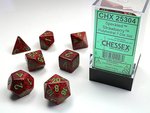 Chessex Dice - Polyhedral Set (7) - Speckled strawberry-gaming-The Games Shop