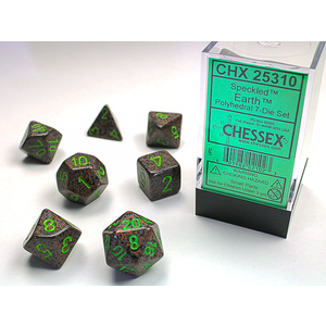 Speckled® Polyhedral Earth 7-Die Set