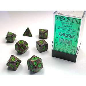 Speckled® Polyhedral Earth 7-Die Set