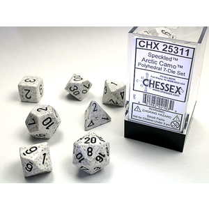 Speckled® Polyhedral Arctic Camo™ 7-Die Set