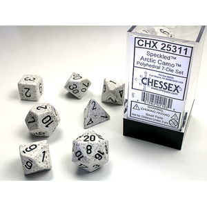 Speckled® Polyhedral Arctic Camo™ 7-Die Set