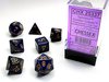 CHESSEX DICHESSEX DICE - Polyhedral Set (7) - (SPECKLED) (GOLDEN COBALT)-gaming-The Games Shop