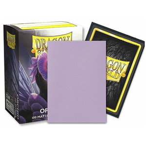 Dragon Shield Sleeves - 100 Matte Standard size Dual - Orchid Purple Emme