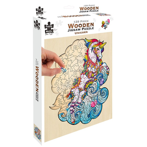 Wooden Jigsaw - 129 Piece Unicorn