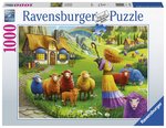 Ravensburger - 1000 Piece - Happy Sheep Yarn Shop/Colourful Wool-jigsaws-The Games Shop