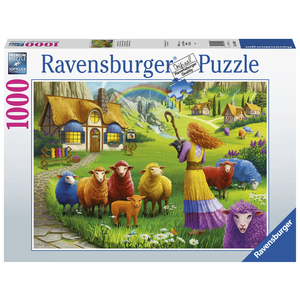 Ravensburger - 1000 Piece - Happy Sheep Yarn Shop/Colourful Wool