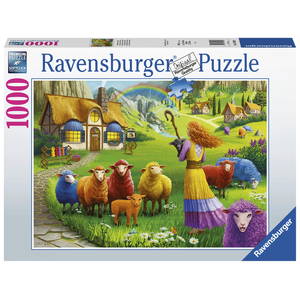 Ravensburger - 1000 Piece - Happy Sheep Yarn Shop/Colourful Wool