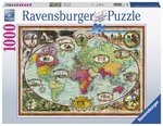 Ravensburger - 1000 Piece - Around the World by Bike-jigsaws-The Games Shop