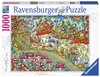 Ravensburger - 1000 Piece - Floral Mushroom Houses-jigsaws-The Games Shop