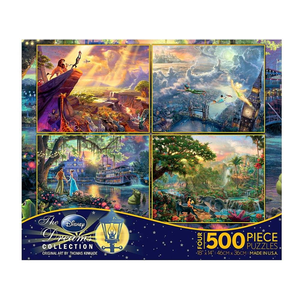 Ceaco -Kinkade Disney Dreams 4x500 piece series 1