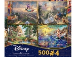 Ceaco - Kinkade Disney Dreams 4x500 piece series 3-jigsaws-The Games Shop