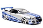 Fast and Furious - '02 Nissan Skyline GT-R 1:24 Scale Hollywood Ride-general-The Games Shop