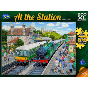 Holdson - 500 piece At the Station - Corfe Castle